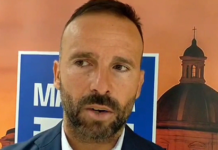ai nostri microfoni Mister Vincenzo Giannusa, dopo la conclusione della Conferenza Stampa del Marsala 1912ย