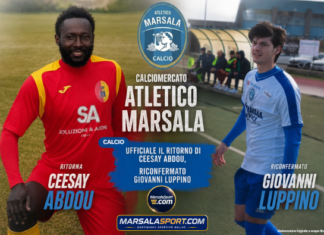 Calciomercato Iยช Categoria Atletico Marsala: ufficiale il ritorno di Ceesay Abdou, riconfermato Giovanni Luppino