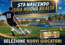 Marsala, nasce una nuova realtร calcistica CAMBIA LA SEDE DELLO STAGE, appuntamento confermato al WINNER CLUB