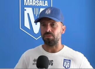 ๐ฅ Vincenzo Giannusa, tecnico del Marsala 1912, analizza la prestazione della sua squadra nel post-partita della vittoria casalinga contro l’FC Alcamo ย 3-0