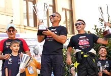 Salvatore Catanzaro, portacolori della Trapani Corse โsbancaโ il 10ยฐ Slalom automobilistico Altofonte-Rebuttone