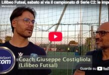 Lilibeo Futsal, sabato al via il campionato di Serie C2: le impressioni di mister Costigliola