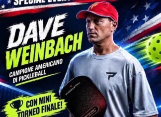 Il grande Pickleball approda a Marsala: clinic esclusiva e mini torneo con il campione americano Dave Weinbach