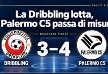 Serie C1: La Dribbling lotta fino alla fine, ma il Palermo C5 espugna il campo per 3-4