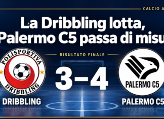 Serie C1: La Dribbling lotta fino alla fine, ma il Palermo C5 espugna il campo per 3-4