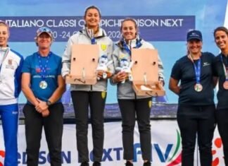 Vela, la Nazionale 49er si prepara a Marsala e conquista lโintero podio ai Campionati Italiani conclusisi a Napoli