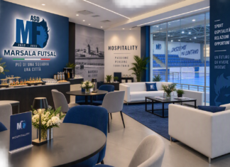 Il Marsala Futsal presenta la nuova sala Hospitality del Pala San Carlo