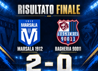 Il Marsala domina e continua a vincere: Guadalupo e La Piana firmano il 2-0 sul Bagheria
