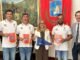 Da Capo Boeo al tetto d’Europa: premiati al Comune i tre velisti marsalesi Ignazio Bonanno, Simone Scontrino e Francesco Linares